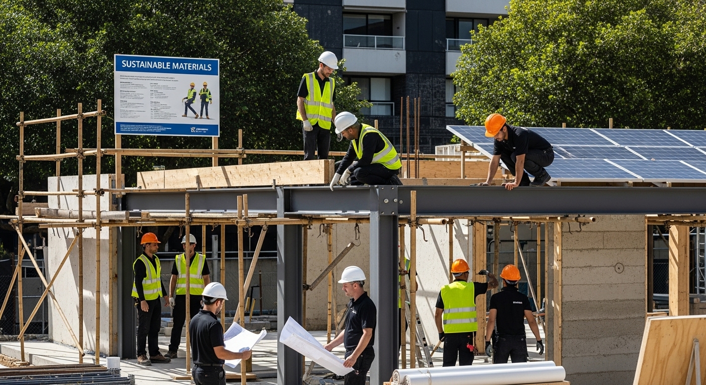 sustainable construction teamwork